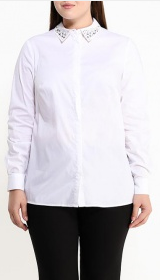 Белая блузка большие размеры