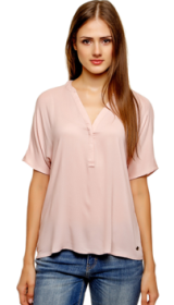 Женская блузка, розовая