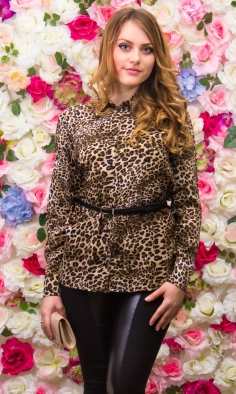 Леопардовая блузка