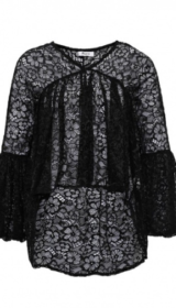Гипюровая текстильная блузка
