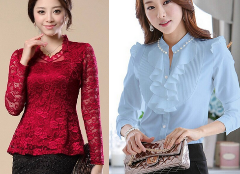 Модные блузки Азия